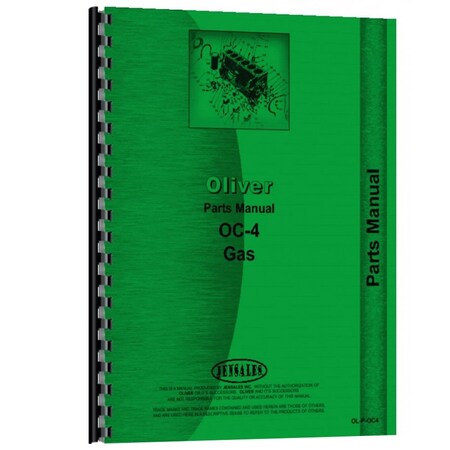 Crawler Parts Manual For Oliver OC-4 Cletrac